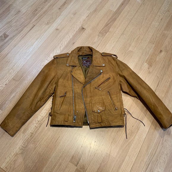 Leather Club Thinsulated Vintage Motorcycle Jacket - Picture 2 of 11